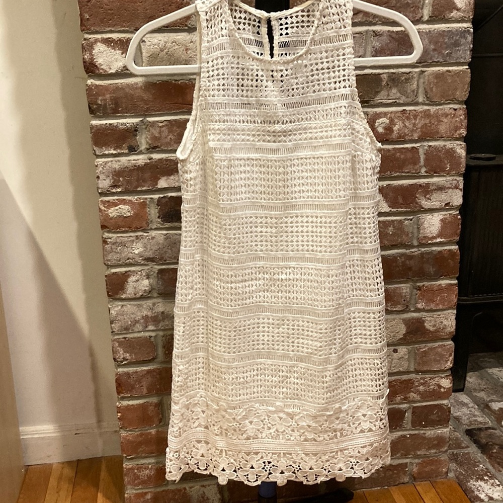 Abercrombie & Fitch White Lace Dress in XS